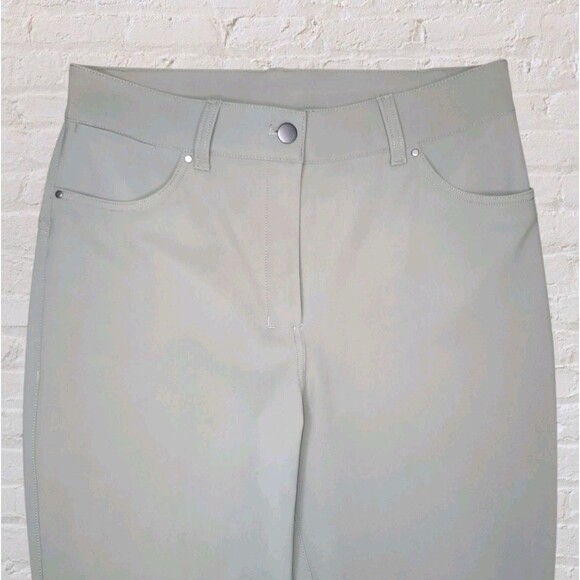 Lululemon City Sleek Slim Fit Pants Size 30 High Rise Gray Stretch Career Casual - Picture 3 of 8